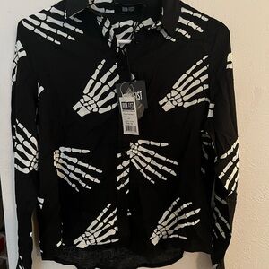 NWT Iron Fist Fingers To The Bone Crop Short Sz XS